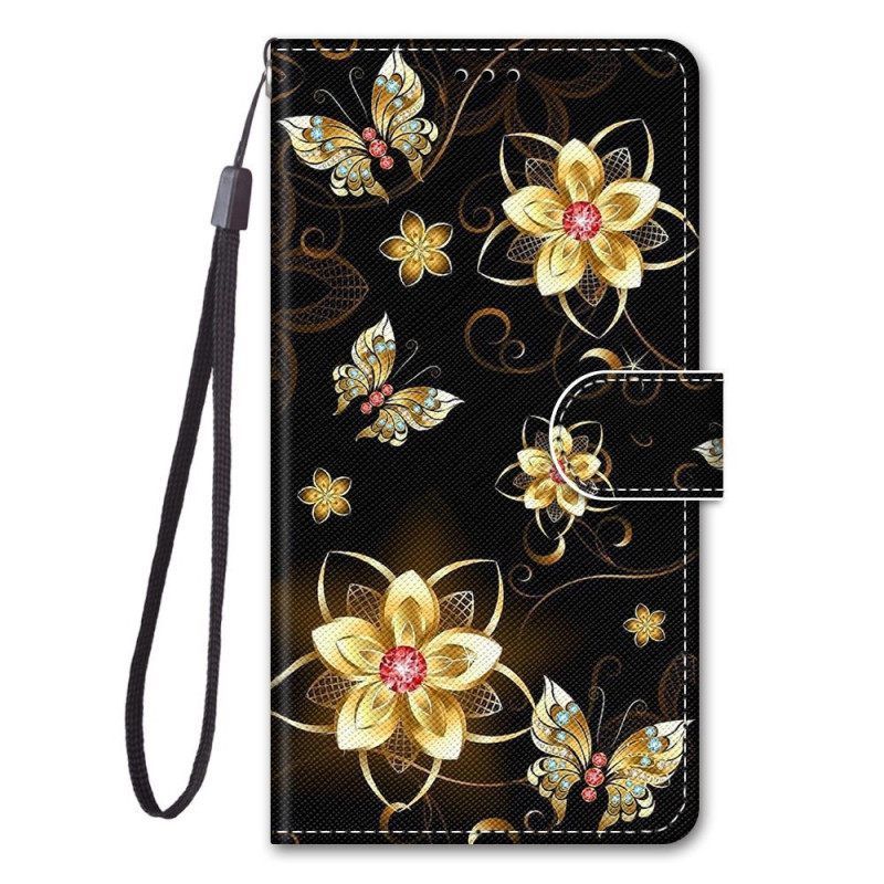 Κάλυμμα Xiaomi 12 / 12X με κορδονι Strappy Floral